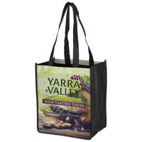 8” W x 10” H Full Color Import Air Ship Grocery Shopping Tote Bags